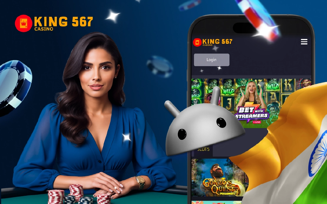 King567 Mobile App on an Android Phone